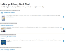 Tablet Screenshot of lagrangelibrarybookchat.blogspot.com