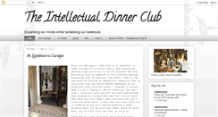 Desktop Screenshot of intellectualdinnerclub.blogspot.com