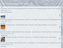 Tablet Screenshot of littlehomesteadinthevalley.blogspot.com