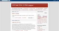 Desktop Screenshot of epltalkps3.blogspot.com