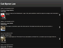 Tablet Screenshot of catbyron-lee.blogspot.com