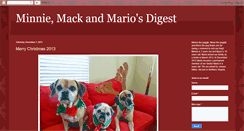 Desktop Screenshot of minnieandmacksdailydigest.blogspot.com