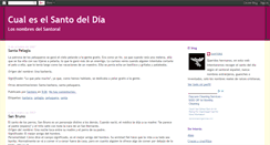 Desktop Screenshot of elsantodeldia.blogspot.com