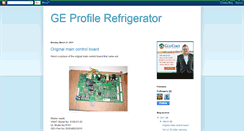 Desktop Screenshot of gefrigeratorrepair.blogspot.com