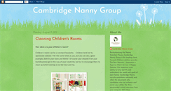 Desktop Screenshot of cambridgenannygroup.blogspot.com