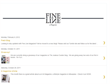 Tablet Screenshot of finelinemag.blogspot.com