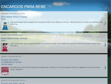 Tablet Screenshot of encargos-confeccionesbebe.blogspot.com