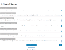 Tablet Screenshot of myenglishcorner.blogspot.com