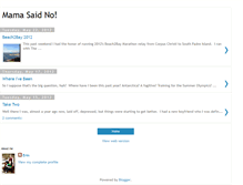 Tablet Screenshot of mamasaidno.blogspot.com