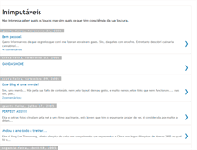 Tablet Screenshot of inimputaveis.blogspot.com