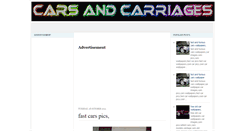 Desktop Screenshot of carsandcarriages.blogspot.com