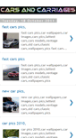 Mobile Screenshot of carsandcarriages.blogspot.com