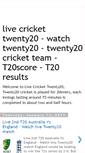 Mobile Screenshot of livecrickettwenty20.blogspot.com