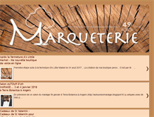 Tablet Screenshot of marqueterie49.blogspot.com