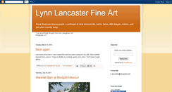 Desktop Screenshot of lynnlancasterfineart.blogspot.com