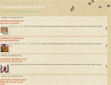 Tablet Screenshot of contactando-seres-de-luz.blogspot.com