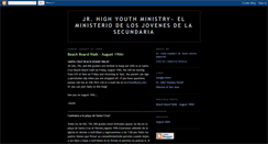 Desktop Screenshot of juniorhighyouthministry.blogspot.com