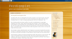 Desktop Screenshot of ferdigspist.blogspot.com