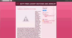 Desktop Screenshot of duty-freeluxurywatchesandjewelry.blogspot.com