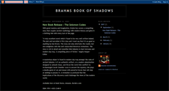 Desktop Screenshot of brahmsbookofshadows.blogspot.com