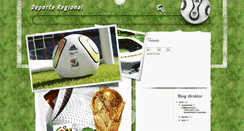 Desktop Screenshot of deporteregional-ja.blogspot.com