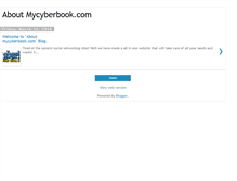 Tablet Screenshot of mycyberbook.blogspot.com