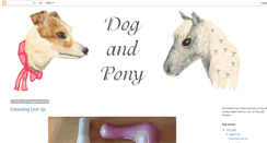 Desktop Screenshot of mydogandmypony.blogspot.com