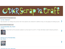 Tablet Screenshot of dkrscrapncraft.blogspot.com
