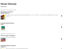 Tablet Screenshot of miriammirandaarte.blogspot.com