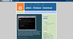 Desktop Screenshot of addon-download-1.blogspot.com