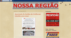 Desktop Screenshot of jornalnossaregiao.blogspot.com