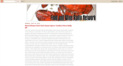 Desktop Screenshot of foodandwineradio.blogspot.com