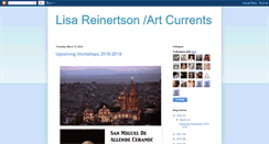 Desktop Screenshot of lisareinertsonart.blogspot.com