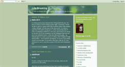 Desktop Screenshot of lifebreakingin.blogspot.com