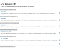 Tablet Screenshot of lifebreakingin.blogspot.com