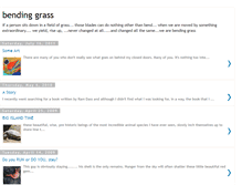 Tablet Screenshot of bendinggrass1.blogspot.com