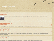 Tablet Screenshot of living-education-resources.blogspot.com