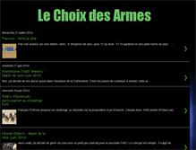 Tablet Screenshot of choix-des-armes.blogspot.com