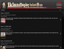Tablet Screenshot of iklandisplaybekasi.blogspot.com