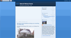 Desktop Screenshot of detroitrehabproperties.blogspot.com