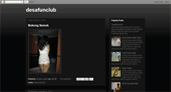 Desktop Screenshot of desafunclub.blogspot.com