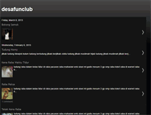 Tablet Screenshot of desafunclub.blogspot.com