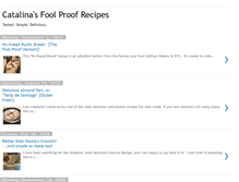 Tablet Screenshot of foolproofrecipesbyme.blogspot.com