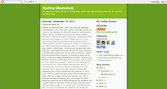 Desktop Screenshot of cyclingobsessions.blogspot.com