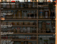 Tablet Screenshot of cocinasuave.blogspot.com