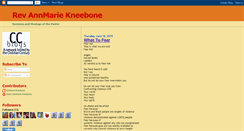 Desktop Screenshot of annmariekneebone.blogspot.com