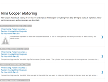 Tablet Screenshot of mini-cooper-parts.blogspot.com