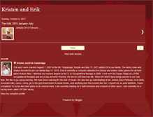 Tablet Screenshot of kristenanderikcambridge.blogspot.com