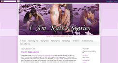 Desktop Screenshot of iamkatesstories.blogspot.com