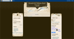 Desktop Screenshot of kreativiti-dalam-seni.blogspot.com